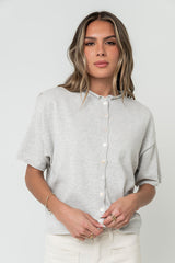 Camila Sweater in Heather Grey