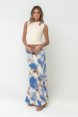 Ollie Cutout Tank Top in Yellow - FINAL SALE