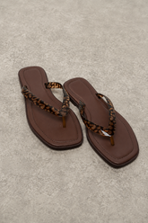Trixie Jelly Sandal in Leopard