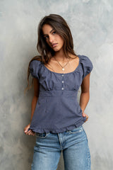 Barbara Plaid Blouse - FINAL SALE