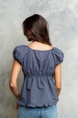 Barbara Plaid Blouse - FINAL SALE
