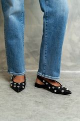 Arizona Slingback Flat in Black