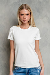 Mckenna T-Shirt in White - FINAL SALE
