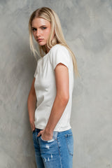 Mckenna T-Shirt in White - FINAL SALE
