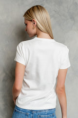 Mckenna T-Shirt in White - FINAL SALE