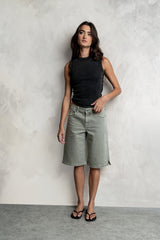 Riley Denim Bermuda Shorts - FINAL SALE