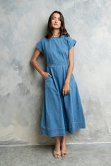 Louis Denim Midi Dress