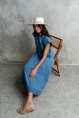 Louis Denim Midi Dress
