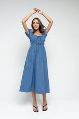 Gracie Plaid Midi Dress