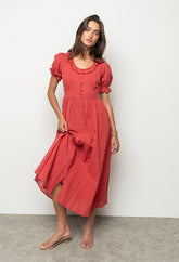 Demi Maxi Dress in Rose - FINAL SALE