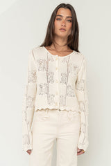 Corinne Crochet Cardigan