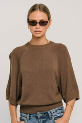 Camille Oversized Sweater in Brown