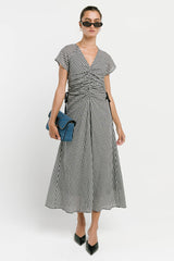 Jacqueline Gingham Midi Dress