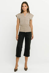 Marco Knit Top in Taupe