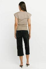 Marco Knit Top in Taupe