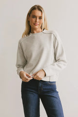 Leander Knit Sweater in Grey - FINAL SALE