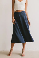 Kamila Skirt in Navy - FINAL SALE