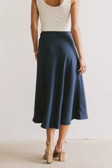 Kamila Skirt in Navy - FINAL SALE