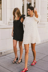 Andria Rosette Mini Dress - FINAL SALE