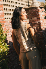 Kellie Floral Knit Vest - FINAL SALE