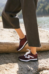 Steve Madden Campo Sneakers in Burgundy - FINAL SALE