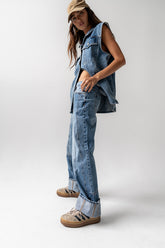 Amina Relaxed Wide Leg Jeans - FINAL SALE