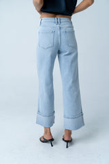 Kenyen Cuffed Wide Leg Jeans - FINAL SALE