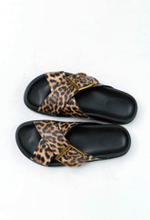 Barb Sandal in Leopard - FINAL SALE
