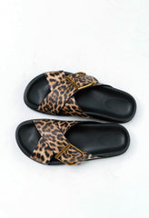 Barb Sandal in Leopard - FINAL SALE