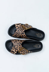 Barb Sandal in Leopard - FINAL SALE