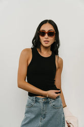 Kendall Tank in Black - FINAL SALE