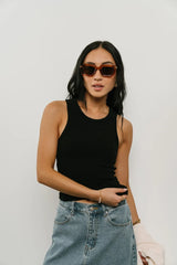 Kendall Tank in Black - FINAL SALE