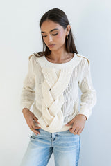 Brynn Braided Sweater - FINAL SALE