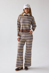 Nancy Striped Flare Pants - FINAL SALE