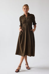 Jonas Gingham Midi Dress - FINAL SALE