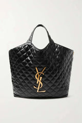 SAINT LAURENT Icare extra large embellished quilted leather tote