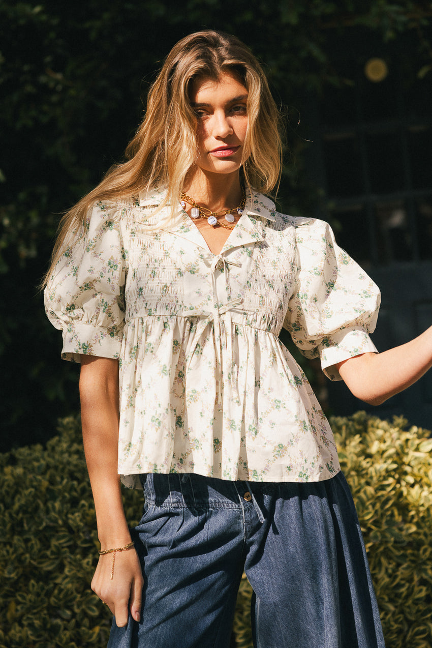 Denise Floral Blouse - FINAL SALE
