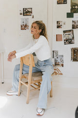 Hallie Top in Ivory - FINAL SALE
