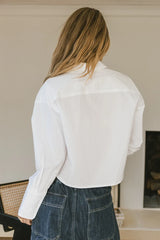 Neve Cropped Button Up - FINAL SALE
