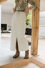 Blake Skirt in Taupe - FINAL SALE