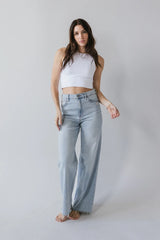 Riley Dad Jeans in Light Wash - FINAL SALE