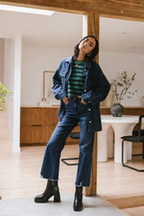 Felix Striped Top in Green - FINAL SALE