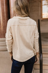 Vittoria Oversized Top in Natural - FINAL SALE