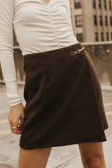Kisha Wool Blend Skirt - FINAL SALE