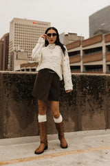 Kisha Wool Blend Skirt - FINAL SALE