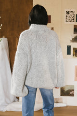 Anastasia Knit Sweater in Grey - FINAL SALE