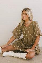Marco Embroidered Mini Dress - FINAL SALE