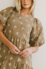 Marco Embroidered Mini Dress - FINAL SALE