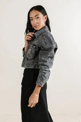 Hayes Cropped Denim Jacket - FINAL SALE