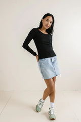 Jayla Knit Top in Black - FINAL SALE